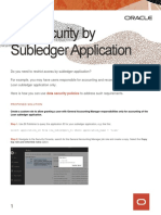 Tip: Security by Subledger Application