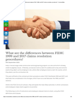 What Are The Differences Between FIDIC 1999 and 2017 Claims Resolution Procedures - Contract Bites