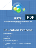Principles and Strategies of Teaching and Learning
