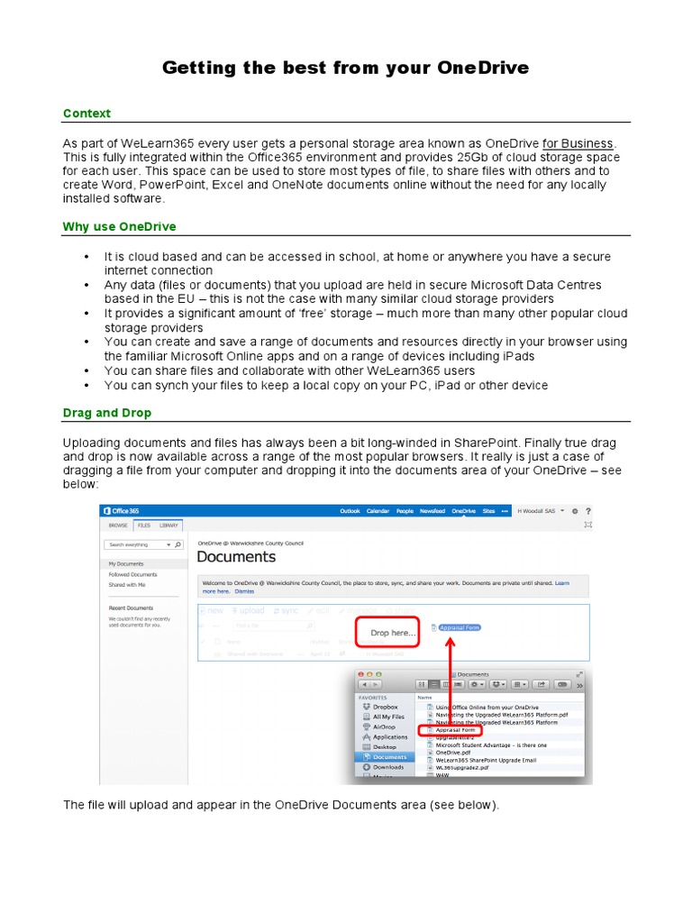 OneDrive for Business User Guide | PDF | Ios | Computer File