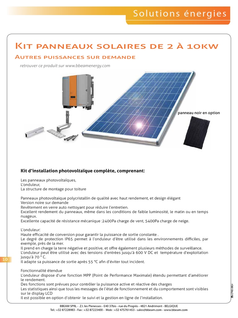 Onduleur hybride 5kVA - BBEAM SPRL