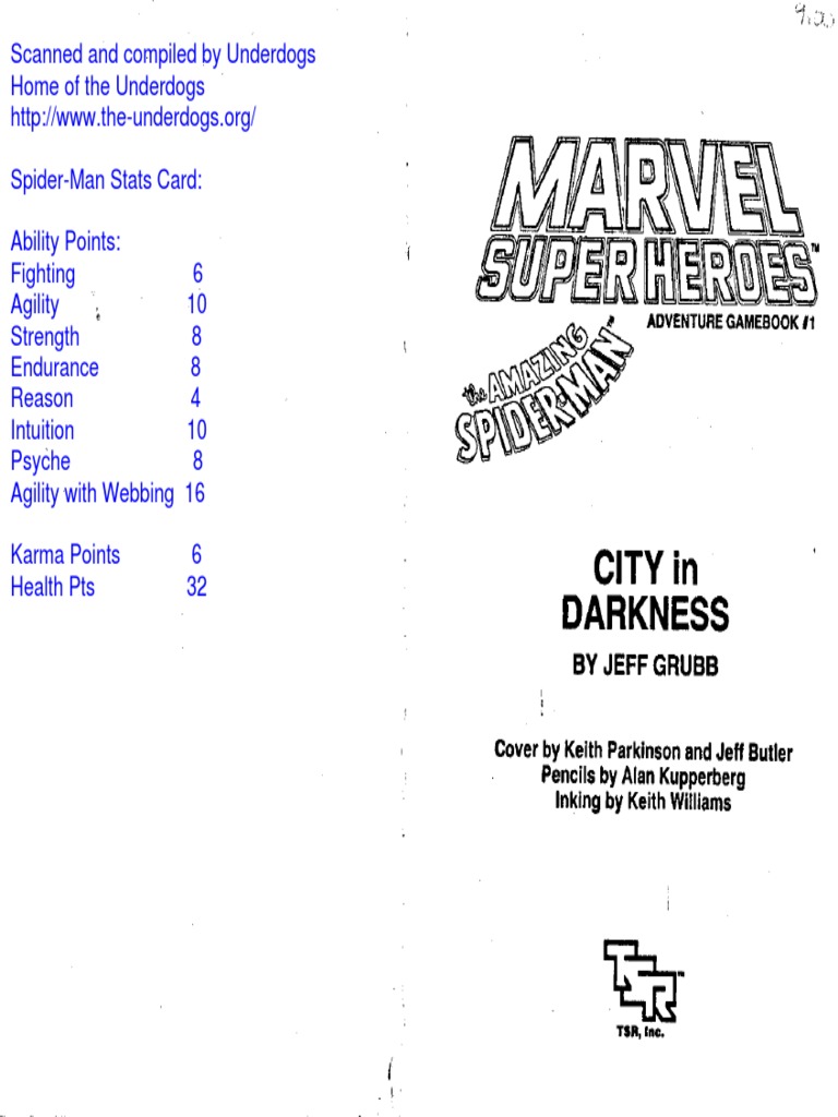 Spider-Man Stats Card Overview | PDF