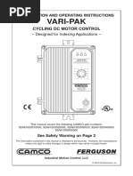 Vari-Pak: Cycling DC Motor Control