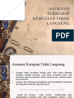 Asuransi Terhadap Kerugian Tidak Langsung