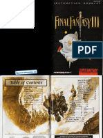 Final Fantasy III (SNES) - Manual