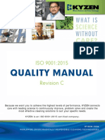 Quality Manual: KYZEN Is An ISO 9001:2015 Certified Company