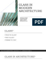 GLASS IN ARCHITECUTE Case Study