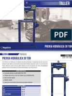 Prensa Hidrceulica de 4 Columnas Cap 30 Toneladas 51 High Press 30t