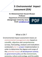 WMES 103: Environmental Impact Assessment (EIA)