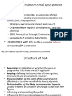 Strategic Environmental Assessment (SEA)