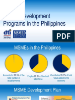 MSME Development Programs in The Philippines