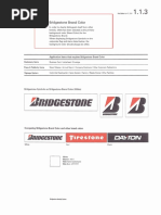 Application Items That Requires Bridgestone Brand Color