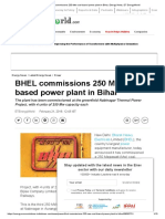 Bhel - BHEL Commissions 250 MW Coal-Based Power Plant in Bihar, Energy News, ET EnergyWorld