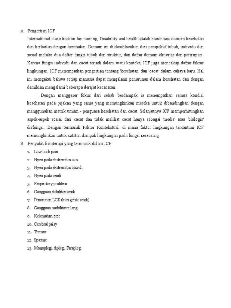 ICF | PDF