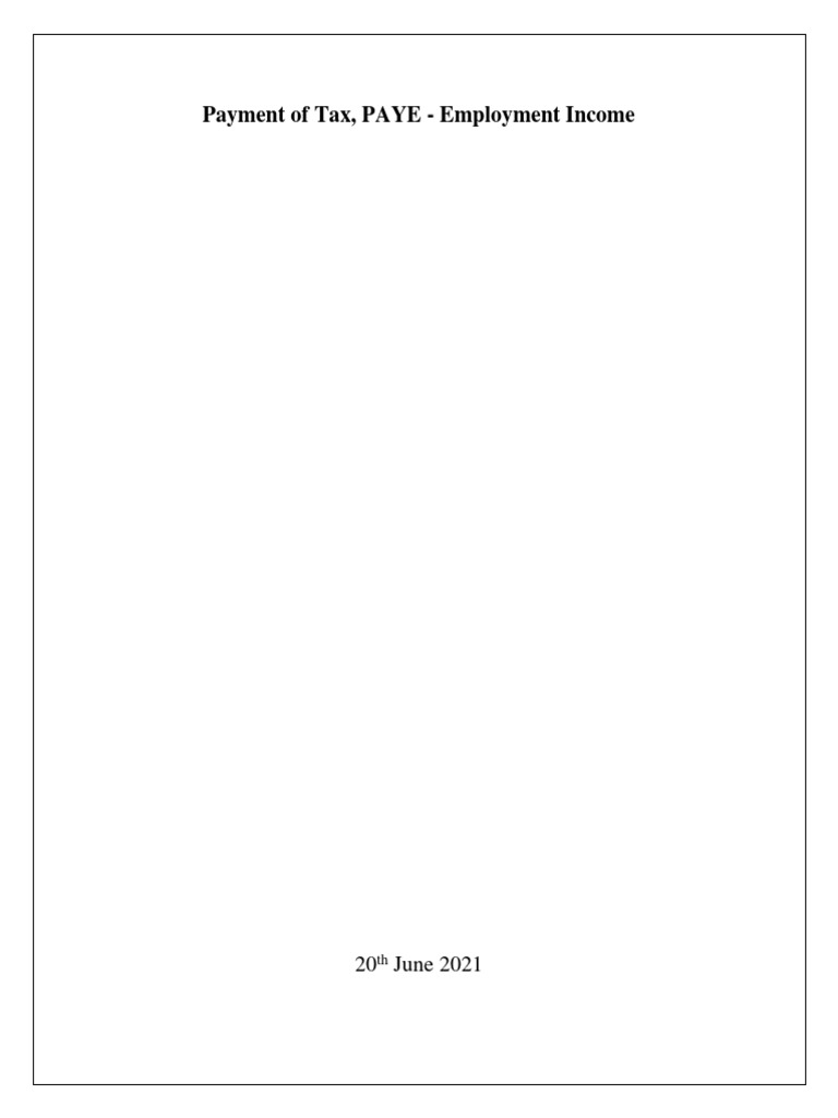 PAYE Tax Guidelines for Sri Lanka 2024 | PDF | Taxes | Payments