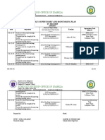 Schools Division Office of Isabela: Monthly Supervisory and Monitoring Plan SY 2018-2019