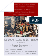 Análisis de Censo de Belén de Pieter Brueghel II
