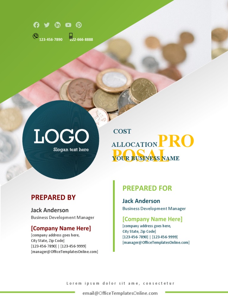 Non-Profit Cost Allocation Proposal | PDF | Accrual | Employee Benefits