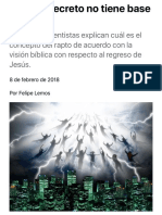 El Rapto Secreto No Tiene Base Bíblica - Adventistas