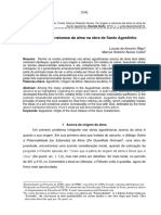 RÊGO, Luccas A. Da Origem e Natureza Da Alma Na Obra de Santo Agostinho