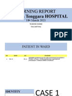 Morning Report: West Nusa Tenggara HOSPITAL