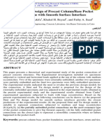 2017 -Behavior and Design of Precast ColumnBase Pocket Connections with Smooth Surface Interface