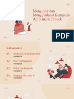 Kel 4 Mengukur Dan Mengevaluasi Kemajuan Dan Kinerja Proyek