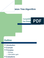 Decision Tree Algorithm: Comp328 Tutorial 1 Kai Zhang