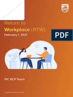 Return to Workplace- Feb 1, 2021