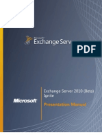 Exchange Server 2010 (Beta) - Student Manual