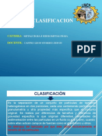 CLASIFICACIÓN HIDROCICLÓNICA