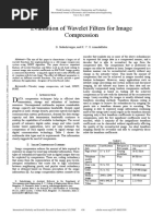 Evaluation of Wavelet Filters For Image Compression: G. Sadashivappa, and K. V. S. Anandababu