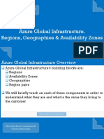 Azure Global Infrastructure - Regions and Availability Zones