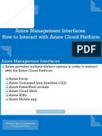 2.5 Azure Management Interfaces