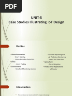 Unit-5 Case Studies Illustrating Iot Design