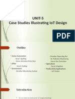 Unit-5 Case Studies Illustrating Iot Design