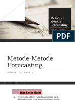 Metode Forecasting dalam Manajemen Operasi