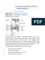 Anterior Cruciate Ligament Rekonstruction Physioplus