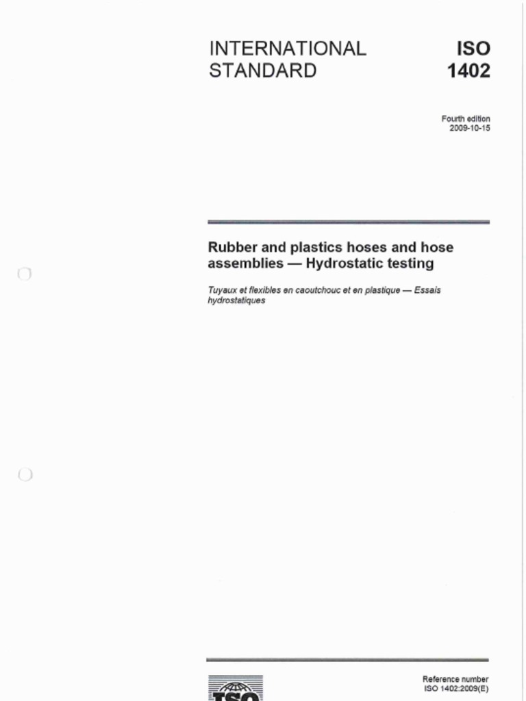En Iso 1402 - 2009 | PDF