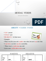 Modal Verbs: English Speakers