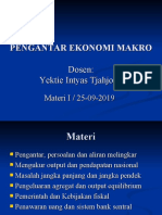 MATERI EKONOMI MAKRO 1 (19-Sept-2016)