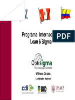Programa Internacional Lean 6 Sigma