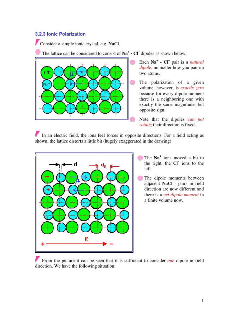 Dielectrics 02 Polarization Theory | PDF | Dielectric | Dipole