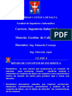 Gestion Calidad 2020 - Tema 3 - Control Estadístico de La Calidad