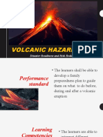 Volcanic Hazard Map: Disaster Readiness and Risk Reduction