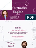 Let's Practice English: Pre A1