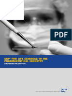 Sap® For Life Sciences in The Pharmaceutical Industry