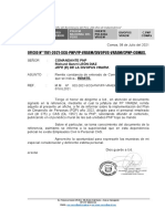 Oficio #1181-2021 (Acusa Recibo A M.M #002-2021-Divopus-Opc) - Remite Constancia de Enterado Del Comisario PNP