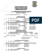 Rol de Servicio Del 08 Julio Del 2021 Com Pucyura