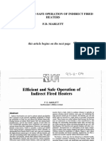 Efficient and Safe Operation of Indirect Fired Heaters F.D. Marlett